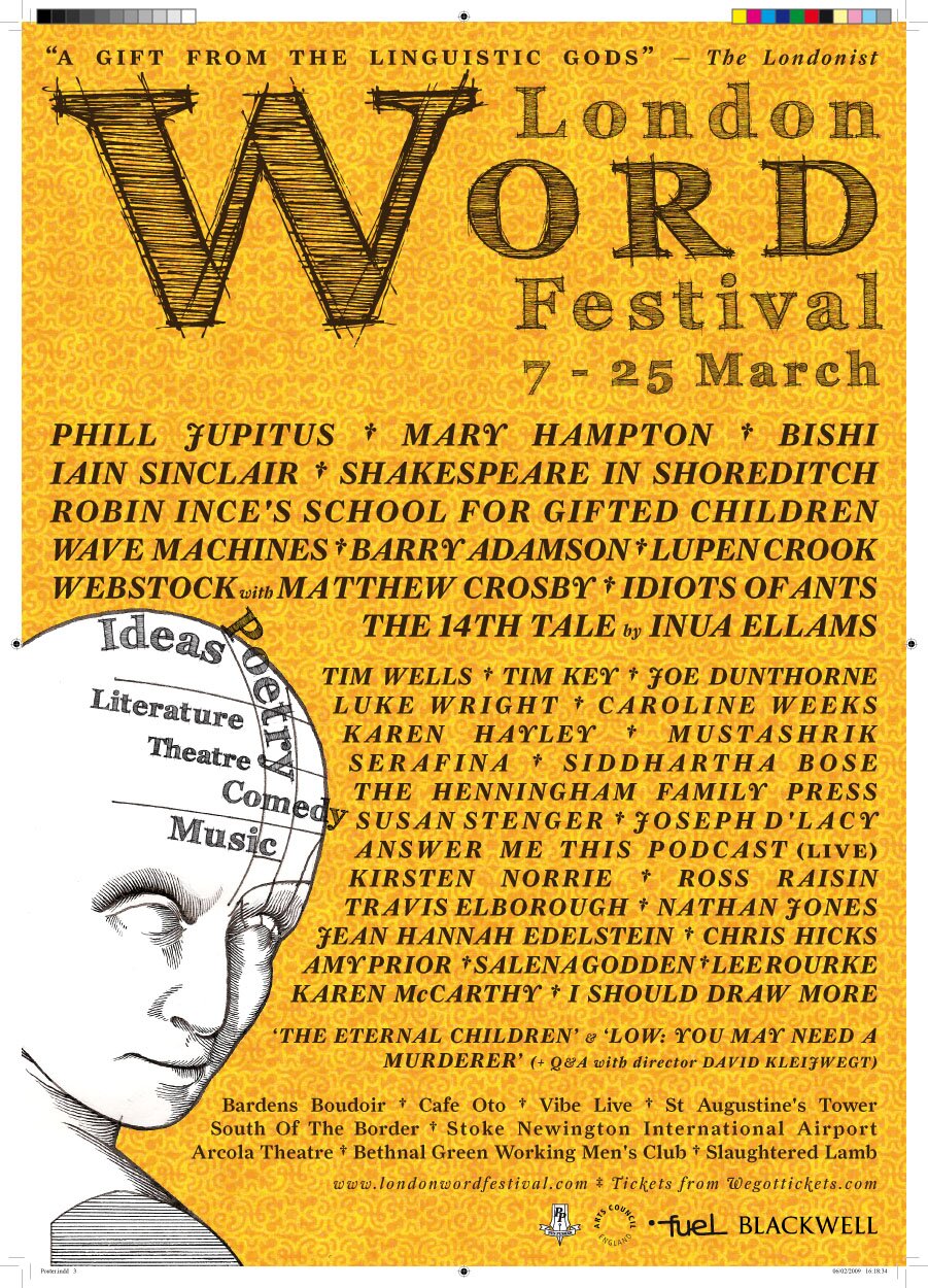 London Word Festival London Word Festival 09 Poster