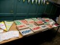 The fruits of the Chip Shop from the festival. Chips, posters and all.