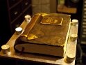 The King James Bible birthday cake (the top and bottom halves of the sponge cake were the same proportional size as the Old and New Testament). Baked by Hannah Hood